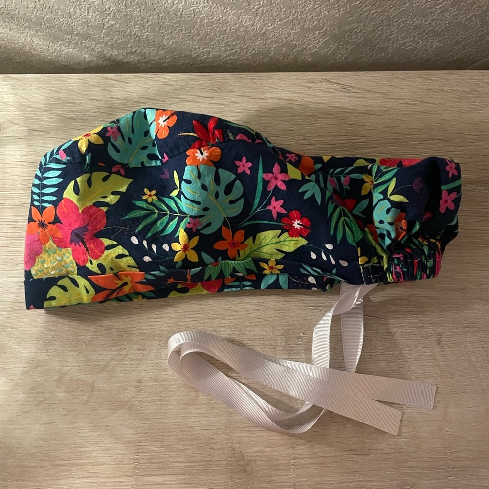 Ponytail scrub hat